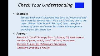 quotAn Introduction to Critical Thinkingquot Chapter 4 Some Basics of Analogical Reasoning [upl. by Sou464]