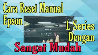 cara reset printer epson l210 [upl. by Huei]