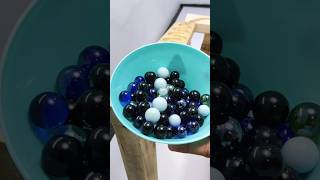 💙✨Blue amp White Crystal Marbles Amazing Race 🏁asmr satisfying marblerunasmr shorts [upl. by Oznol]