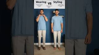 Wearing Vs Styling part 5 viral clothing fashion ytshorts [upl. by Eiznikam]