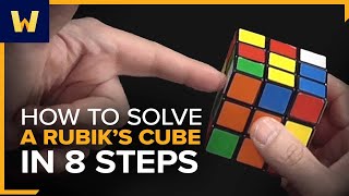 How to Solve a Rubiks Cube in 8 Steps  The Math of Games and Puzzles [upl. by Dukie918]