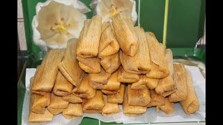 TAMALES VERDES DE POLLO  ALE DE NAVA [upl. by Esiouqrut280]