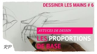 Dessiner une main dimagination  les astuces de proportion à connaître [upl. by Lorac]