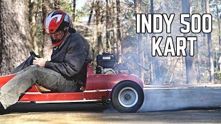 3X Horsepower amp Massive Burnouts  Indy 500 Go Kart Engine Swap [upl. by Minette]