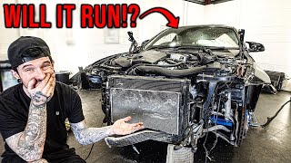 REBUILDING MY WRECKED BMW M4 [upl. by Akyre]