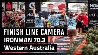 2023 IRONMAN 703 Western Australia  Finish Line Camera [upl. by Ameh536]