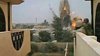 Iraq Combat Footage Airstrike Shrapnel Close Call [upl. by Gniliem]