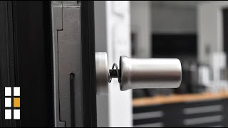 Installing and Replacing Handles on Schuco Aluminum Windows [upl. by Bilow]