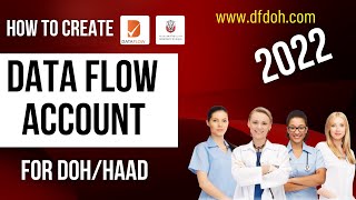 How to Create Dataflow Account for DOH in 2022  dataflow data flow UIN DOH HAAD license [upl. by Lexerd]