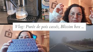 Vlog du 31 Janvier  Purée de pois cassés Blissim box [upl. by Nort715]