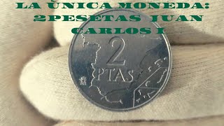 ‼️La única moneda de 2 pesetas🇪🇸 emitida durante el reinado de Juan Carlos I⚜️‼️↗️198284 1984 [upl. by Ettigirb]