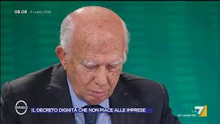 Omnibus  Il Decreto Dignità che non piace alle imprese Puntata 04072018 [upl. by Kitty]