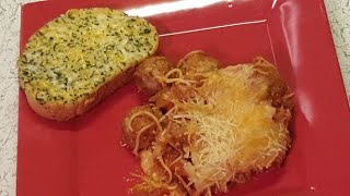 WHAT TO DO WITH LEFTOVER SPAGHETTI amp MEATBALLS WHY MAKE BAKED SPAGHETTI OF COURSE [upl. by Woodhead673]