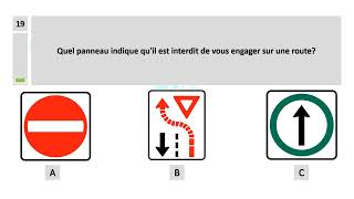 Examen théorique saaq 2023  sécurité routière SIGNALISATION ROUTIÈRE test  Quebec [upl. by Akcimat]