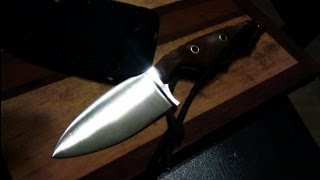 Reprofile and Regrind a custom Knife [upl. by Hamal]