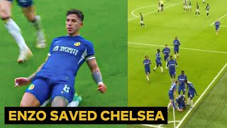 Enzo Fernandez scored first Premier League goal for Chelsea vs Brighton [upl. by Aoket]