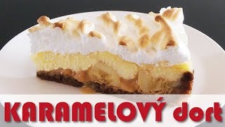 Úžasný karamelový dort s banány 🍰 😋 💖 [upl. by Essirehc]