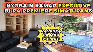 Liburan Bisa Sambil Kerja Juga REVIEW JUJUR KAMAR EXECUTIVE RA PREMIERE SIMATUPANG  Staycation [upl. by Aynotan]