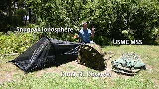 Bivvy bag versus hooped bivvy versus bivvy tent  the snugpak ionosphere [upl. by Mota]