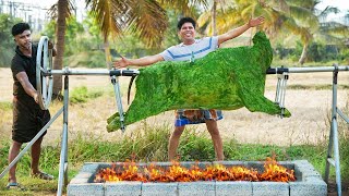 100 Kg FULL BEEF GRILL  Green Beef Barbecue Recipe  Cooking in Village Style [upl. by Sokim]