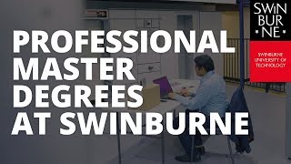 Professional Masters Degree at Swinburne [upl. by Lleval]