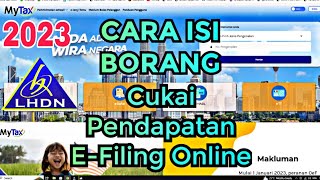 TUTORIAL MENGISI BORANG CUKAI eBE  Income Tax 2022 [upl. by Erialb]