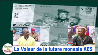 URGENT La Valeur de la Future Monnaie AES [upl. by Onitselec]