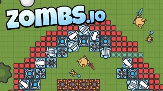 Zombsio  Best Pet Ever  New Bosses and Epic Base  Zombsio Gameplay  Top Player [upl. by Rothmuller]