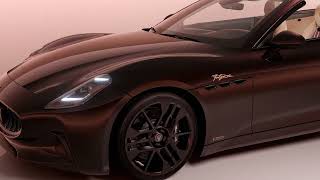 Maserati GranCabrio Folgore Tignanello the first 100 electric luxury convertible [upl. by Saidel214]