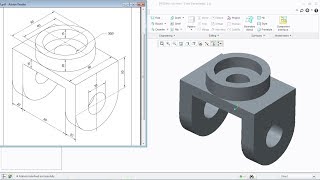 Creo Practice Exercises for Beginners  2  Creo Part Modeling Tutorial [upl. by Benjamen]