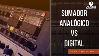 Sumador Analógico Vs Digital [upl. by Leehar427]