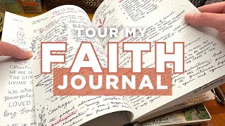 Faith Journal Flip Through  An indepth tour of my completed Growth Book [upl. by Ylerebmik]