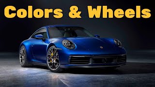 2022 Porsche 911 Carrera and Targa Models Colors Interior and Wheels [upl. by Aikin]