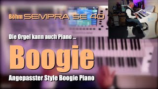 Böhm Sempra 30  quotDie Orgel kann auch PianoBoogiequot  108 [upl. by Horick]