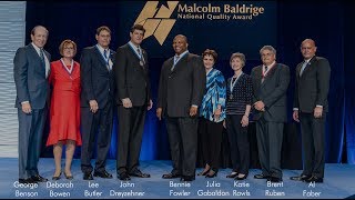 Baldrige Foundation Awards for Leadership Excellence 2018 [upl. by Cohin]