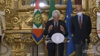 Quirinale «Draghi ha reiterato dimissioni il governo resta in carica per gli affari correnti» [upl. by Ngo]