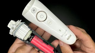 Braun Silk Epil 9 Flex Battery Replacement [upl. by Nawad]