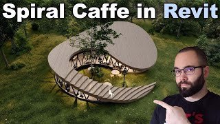 Massing in Revit  Spiral Caffe in Revit Tutorial [upl. by Joshi]