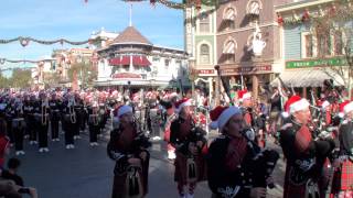 Glendora HS Tartan Band amp Pageantry  Scotland the Brave  Disneyland 2013 [upl. by Kendy]