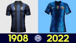 Levoluzione del Kit Calcio Inter Milan 202122  Tutte le maglie da calcio dellInter nella storia [upl. by Vaas]