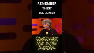 REMEMBER THIS Miriam Margolyes being well herself on the Graham Norton Show ICONIC [upl. by Alicsirp]