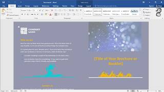 Booklet in Word [upl. by Llerot]