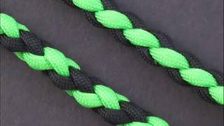 How to Make 4Strand Round Braid Bracelets Both Forms by TIAT [upl. by Llerrej]