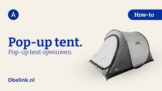 Popup tent Opvouwen  Hoe vouw ik mijn popup tent op  Obelink [upl. by Elaval475]