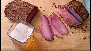 How to make dried meat Meat Curing basturma at home [upl. by Odidnac]