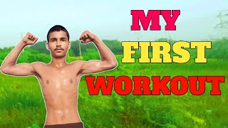 My first workout 💪 body workout Pavankumarfitness [upl. by Norac466]