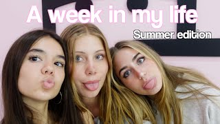 Summer week in my life vlog  sleepover friends beach  Emily and Evelyn [upl. by Calv]