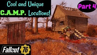 Fallout 76 Cool and Unique CAMP Locations Part 4 [upl. by Seyah]