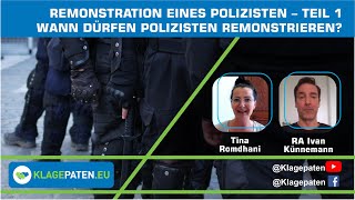 🔴 Remonstration eines Polizisten – Teil 1 – RA Ivan Künnemann im Gespräch  KPTV 44 [upl. by Didier62]