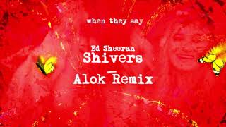 Ed Sheeran  Shivers Alok Remix Official Visualizer [upl. by Nasah]